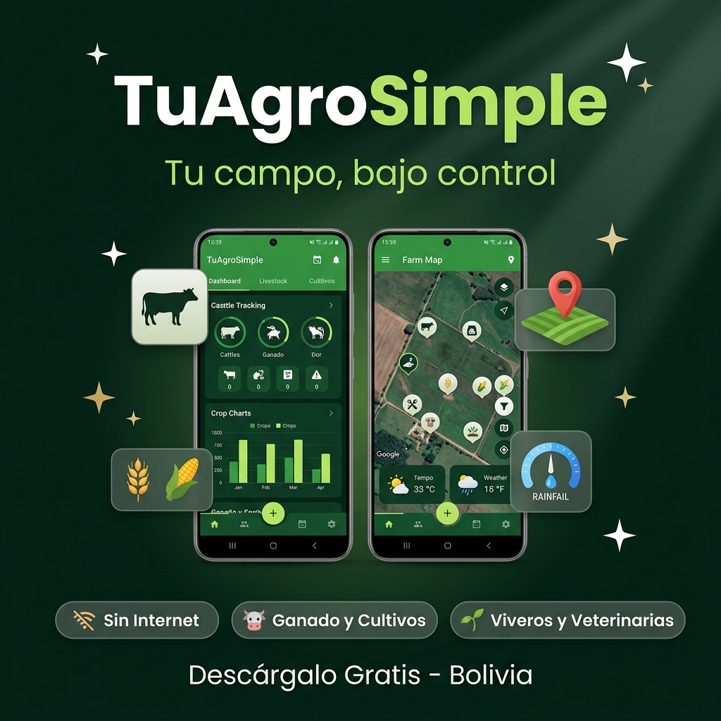 TuAgroSimple - Gestión agropecuaria Bolivia